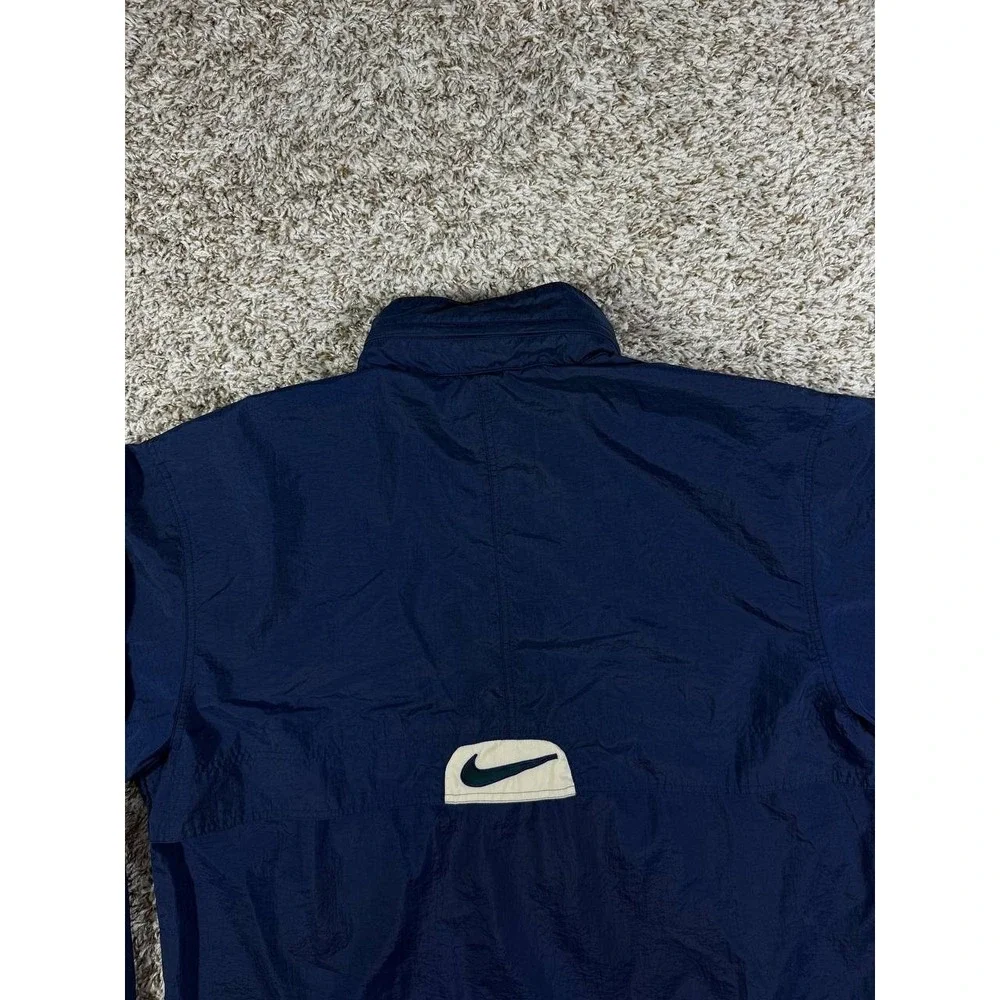 Vintage 90s Nike Windbreaker Nylon Jacket Navy Men's Size Large